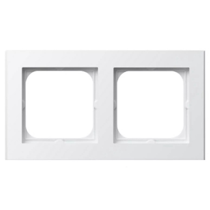 Cadru dublu alb mat Sonata Ospel