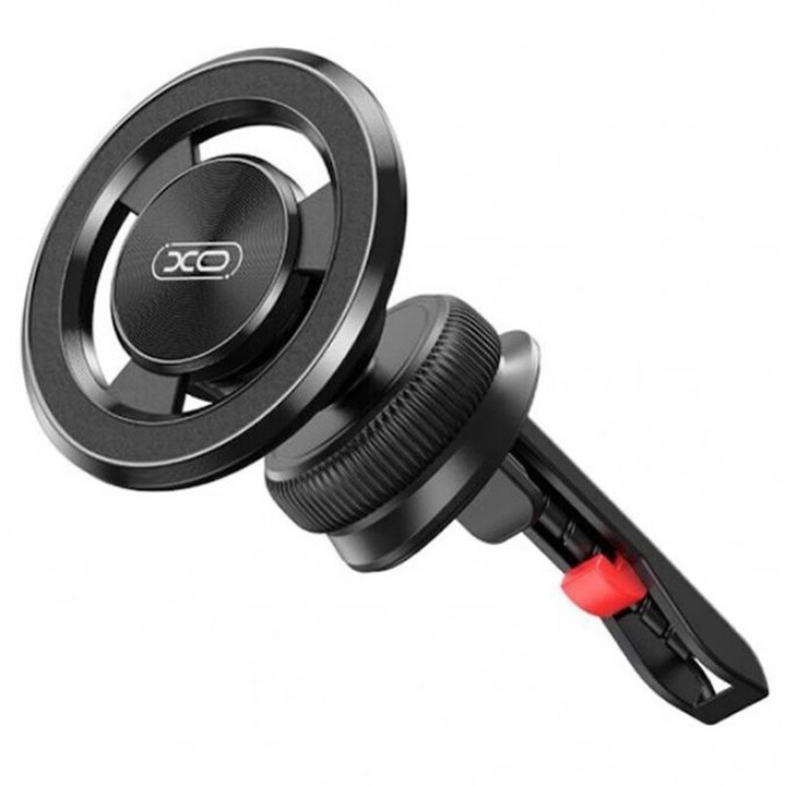 Suport MagSafe XO-C130, Magnetic si Rotativ, Fixare pe Aerisire cu Gheara, Negru