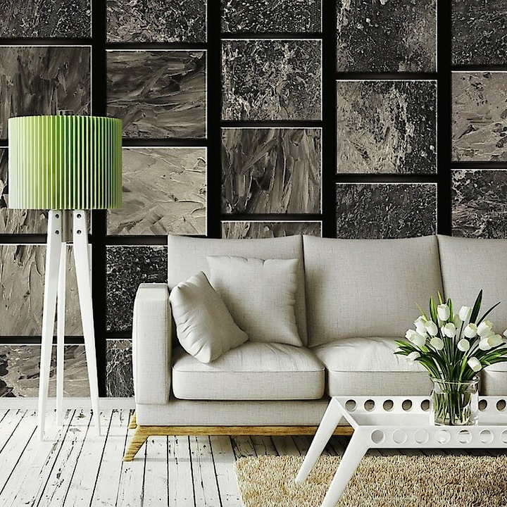 Fotótapéta - Festett négyzetek 50x1000