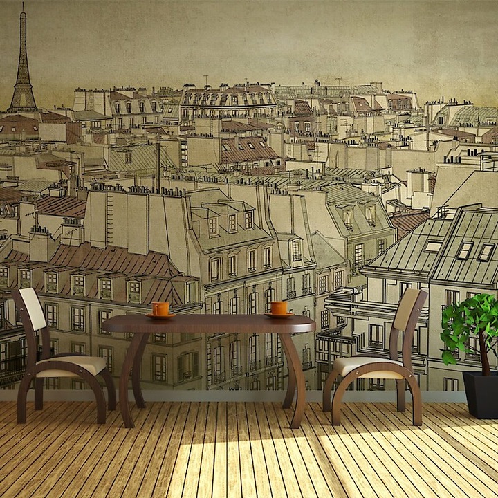 Fotótapéta - Viszlát Párizs! 350x270