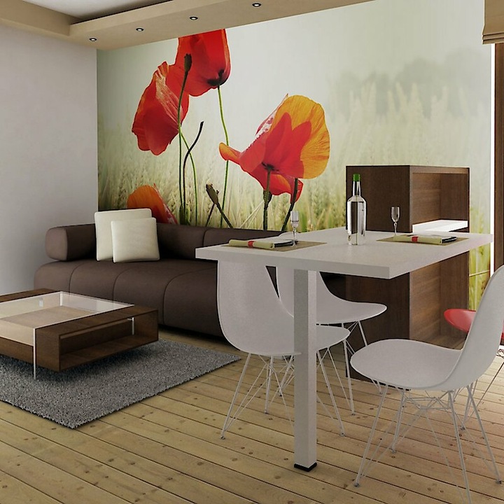 Fotótapéta - Pipacsok a közelben 350x270