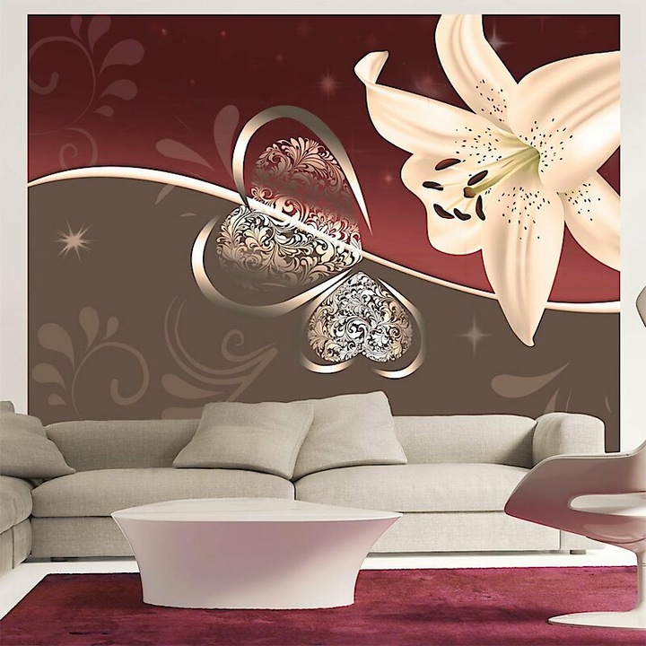 Fotótapéta - Bordóval díszítve 400x309