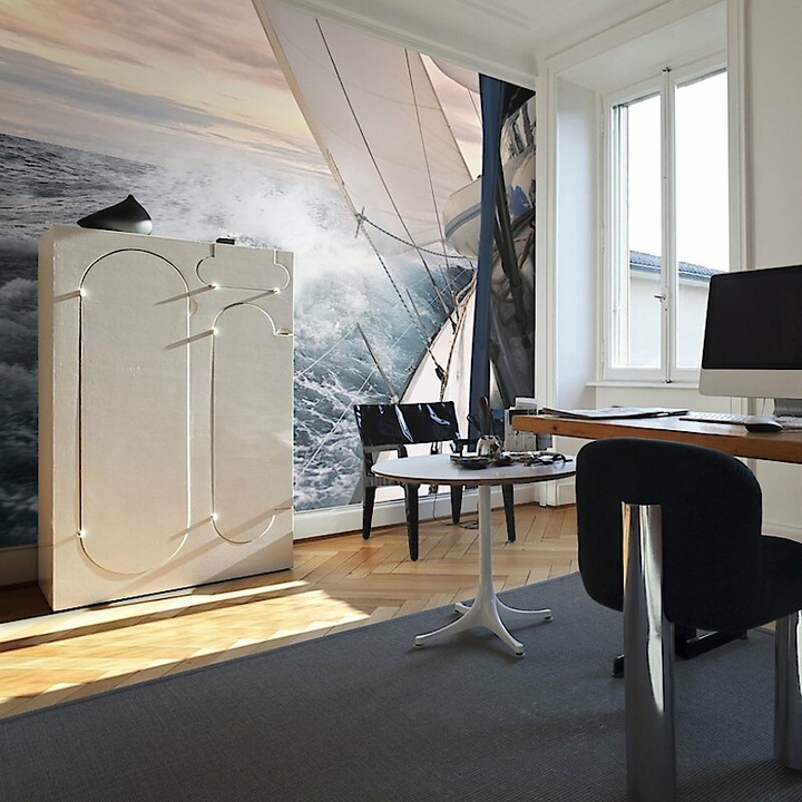 Fotótapéta - Vitorlás hajón állva 400x309