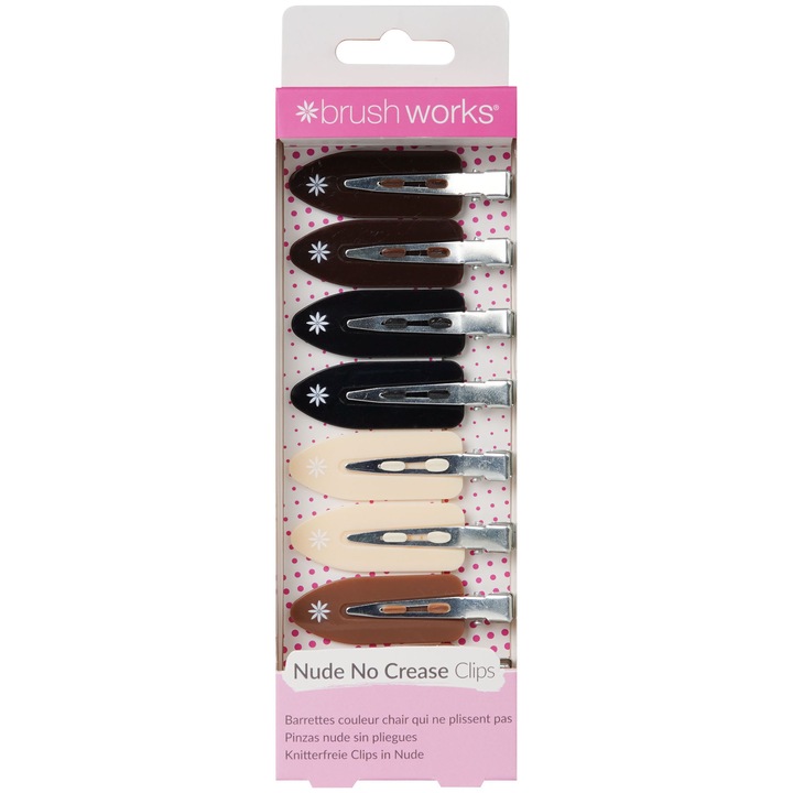 Agrafe de par No crease Nude 8 buc