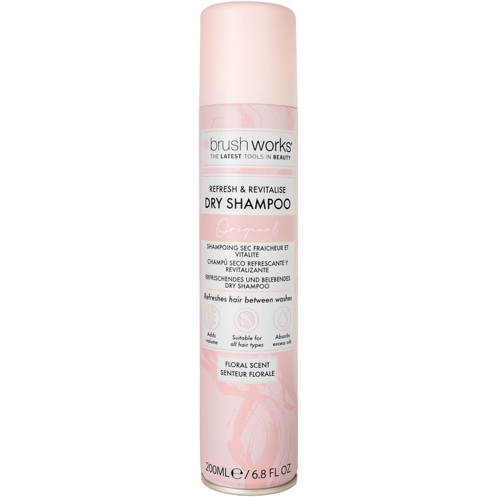 Sampon uscat Brushworks floral Refresh & Revitalise 200ml