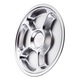 Farfurie divizata pentru mic dejun, inox, 28x28x3.2cm, set 2 bucati