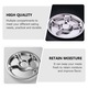 Farfurie divizata pentru mic dejun, inox, 28x28x3.2cm, set 2 bucati