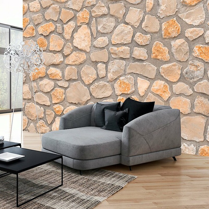 Fotótapéta - Darabos kőfal 400x280