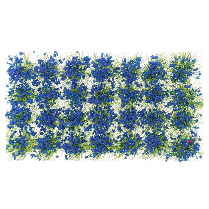 Set de plante artificiale, model flori statice, multicolor, dimensiuni miniaturale