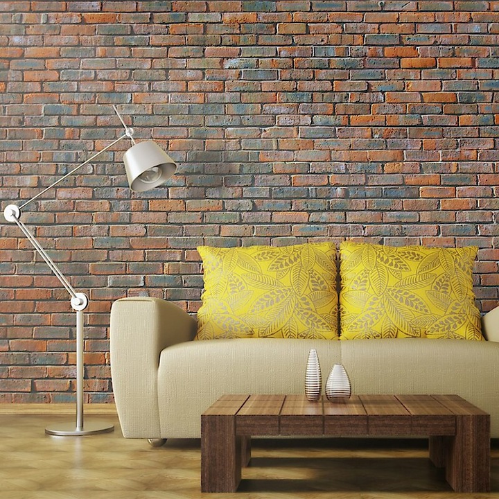 Fotótapéta - Téglamintás tapéta 350x270