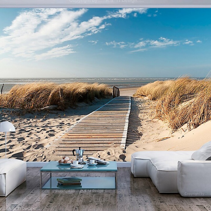 Fotótapéta -Tengerpart északon 350x270