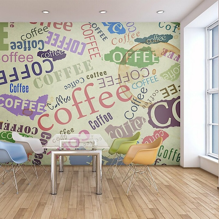 Fotótapéta - Kávé feliratok 400x309