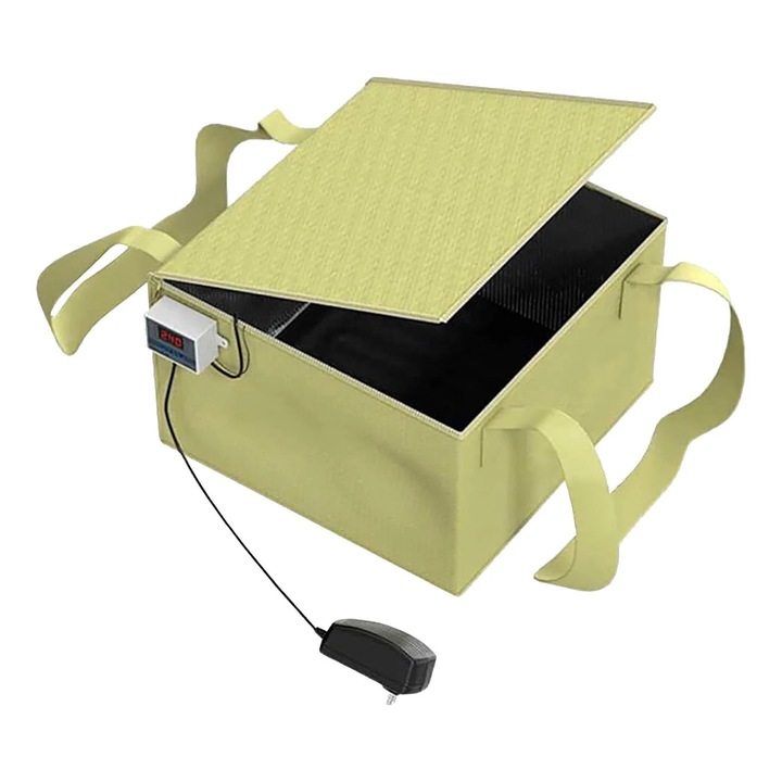 Кутия за ферментация на тесто, прецизен контрол на температурата, 29x30x19см, зелена