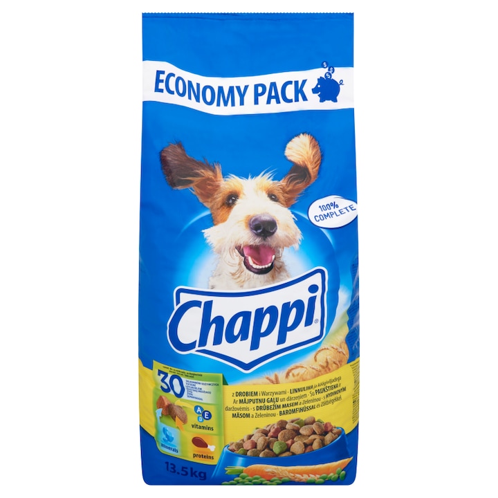 Chappi száraz kutyaeledel, baromfi, 13,5 kg