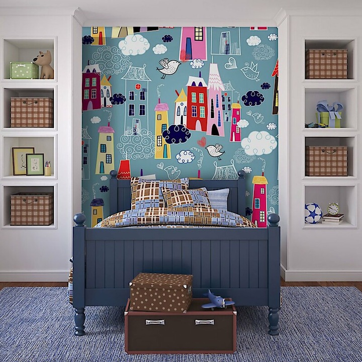 Fotótapéta - Város a felhők között 400x309