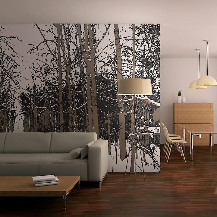 Fotótapéta - Fagyos erdő 400x309