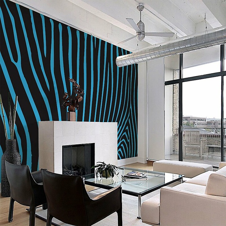 Fotótapéta - Zebramintás fal 2 400x309