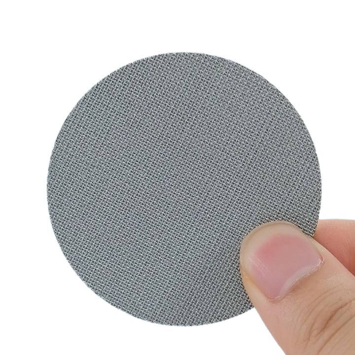 Ecran filtrant portafiltru din otel inoxidabil, reutilizabil, rezistent la caldura, 58mm