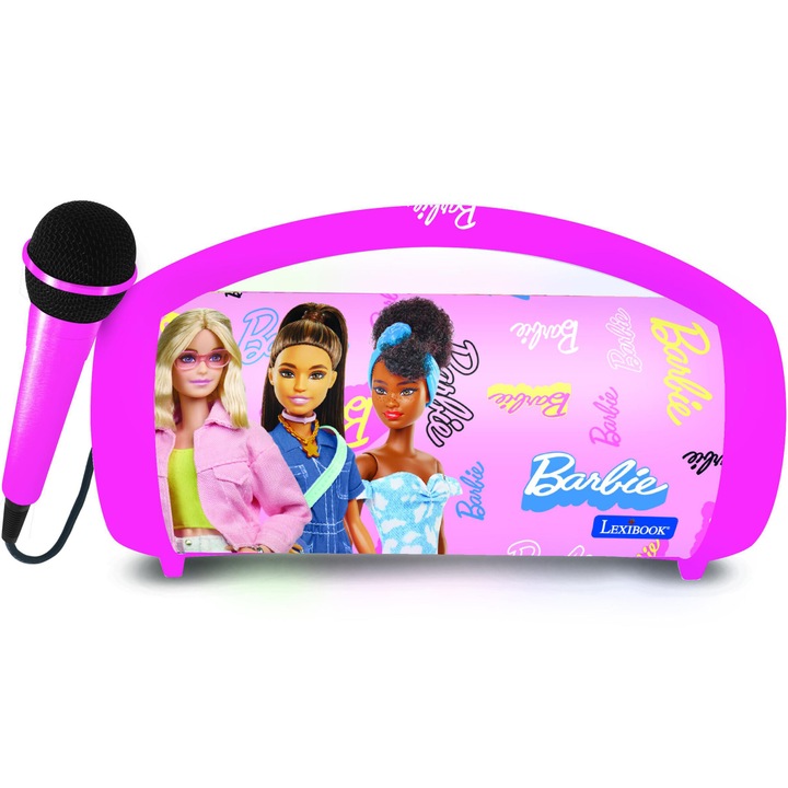 Lexibook hangszóró - Barbie, mikrofonnal és lámpákkal
