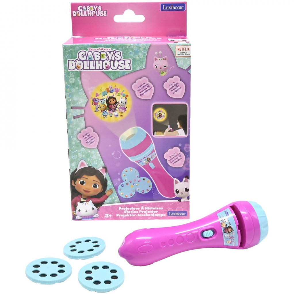 Lanterna cu proiector Lexibook - Gabby's Dollhouse