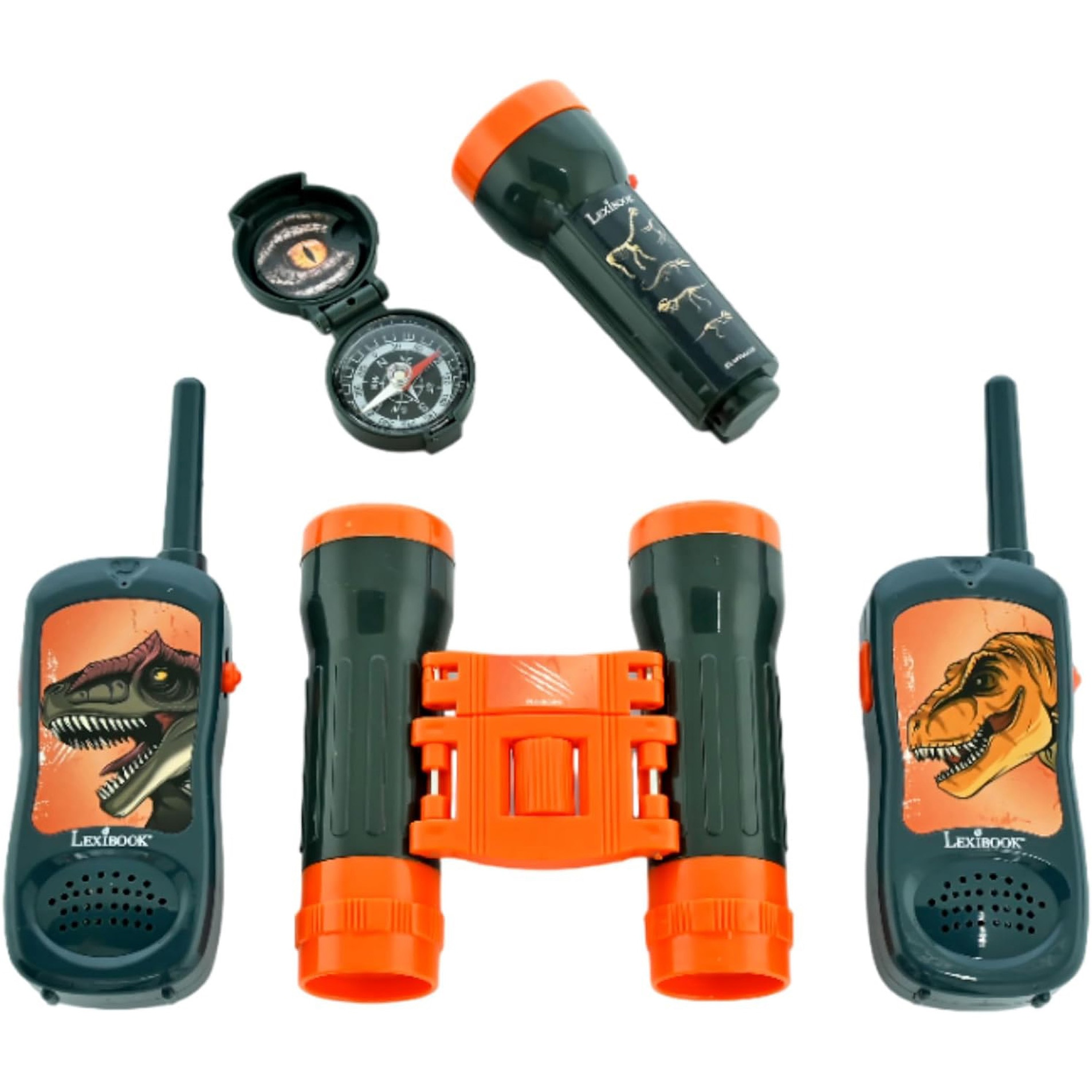Set de joaca Lexibook Adventure - Dinozauri, cu statii emisie-receptie