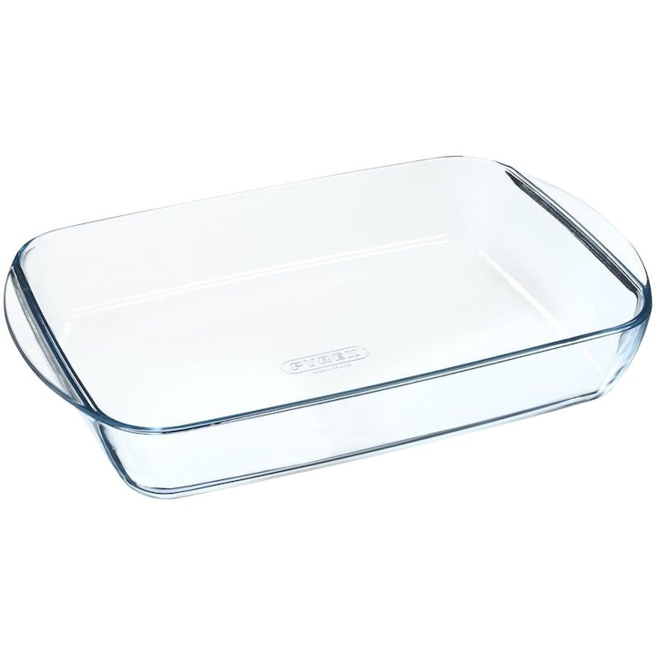 Съд Pyrex Cook & Enjoy, Правоъгълен, Термоустойчиво стъкло, 35 x 23 x 6 см, 2.7 л
