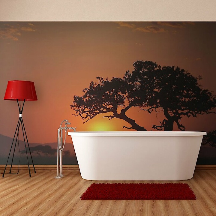 Fotótapéta - Napnyugta a sivatagban 350x270