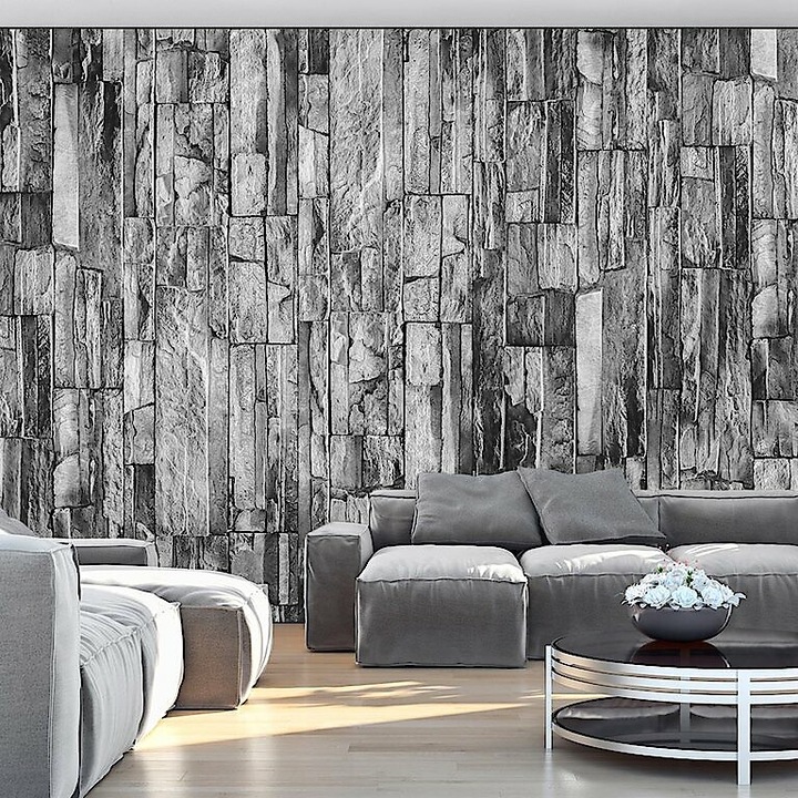 Fotótapéta - Szürke kő minta 50x1000