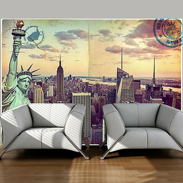 Fotótapéta - Képeslapon a város 400x280