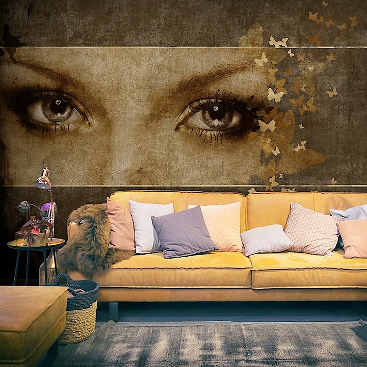 Fotótapéta - Nő és lepkék 400x309