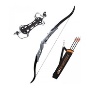 Arc Recurve + sageti Easton Beginner tolba neagra