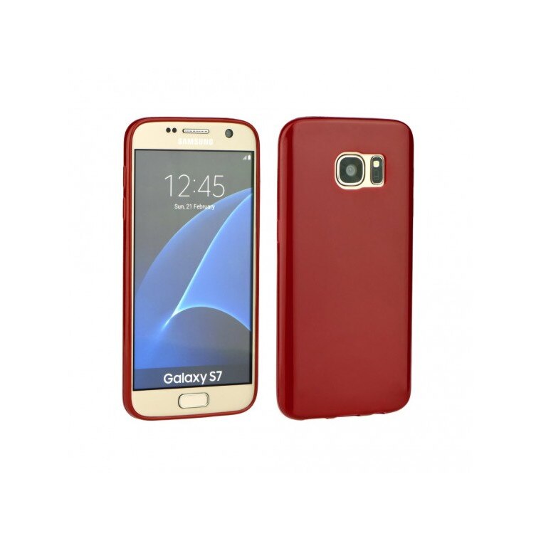 Husa Samsumg S7 Edge silicon jelly bright burgundy