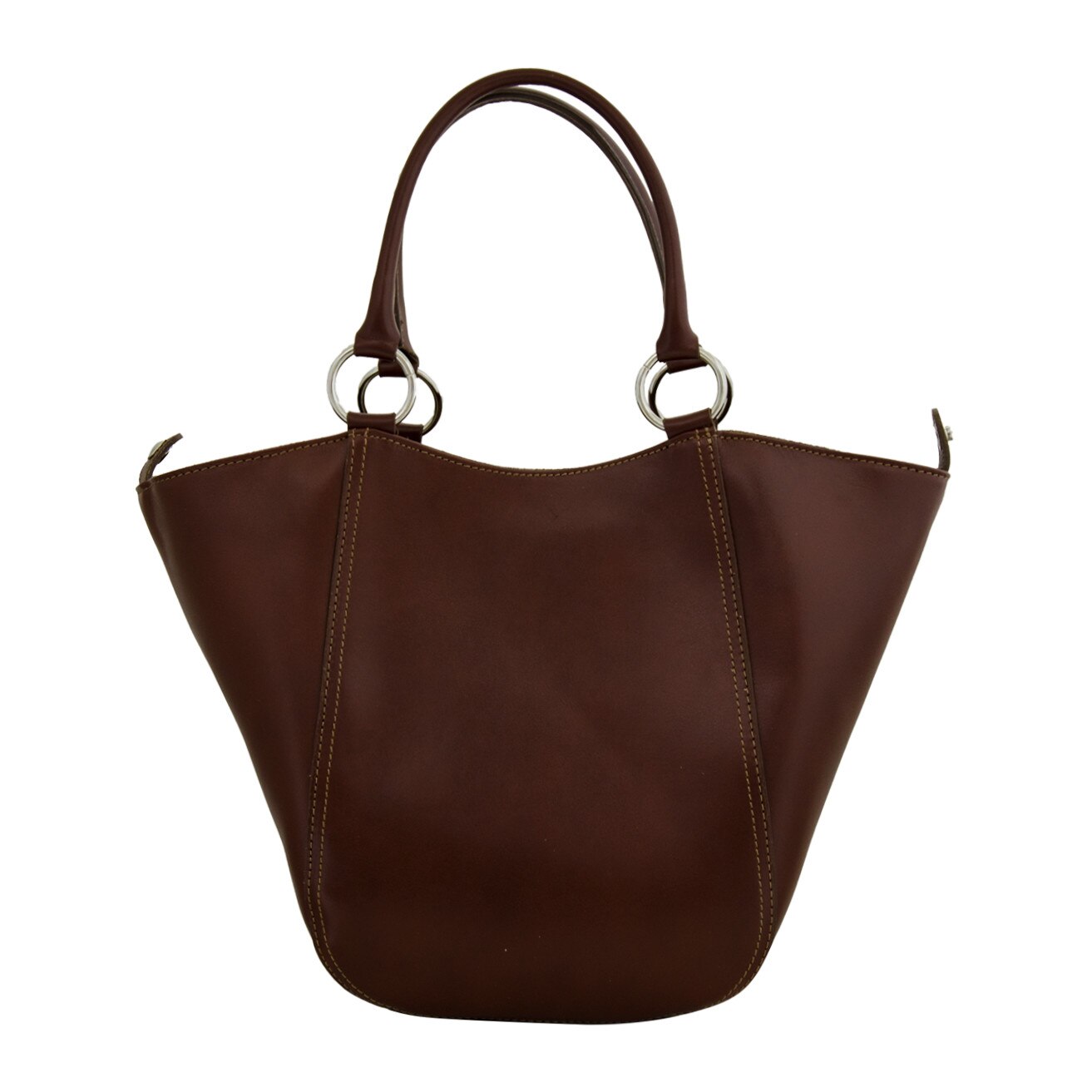 Geanta de dama din piele naturala, Aida maro