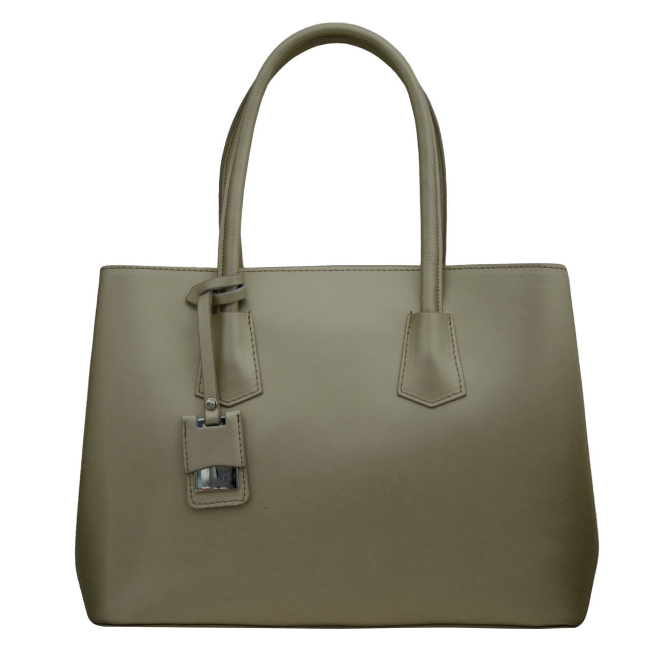 Geanta de dama din piele naturala, Berta auriu