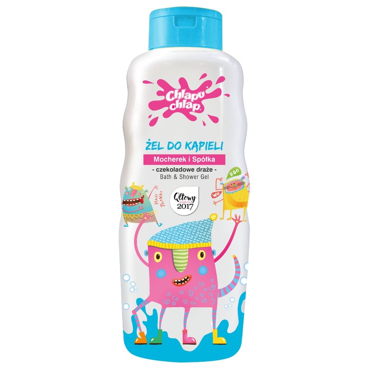 Gel de baie CHLAPU CHLAP cu parfum de ciocolata, 710 ml, pentru copii