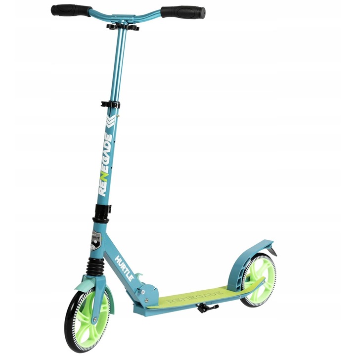 Hurtle roller, állítható kormányszárral, csúszásgátló alumínium platformmal, 2 kerékkel, 84-97 cm, 100 kg