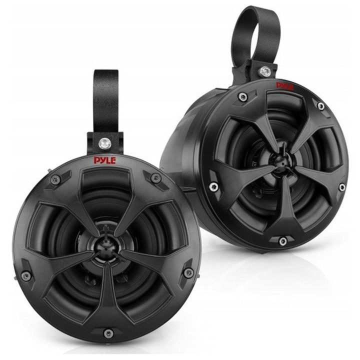 Sistem de boxe off-road Pyle, 800W, impermeabil, 4" (10,16cm), set