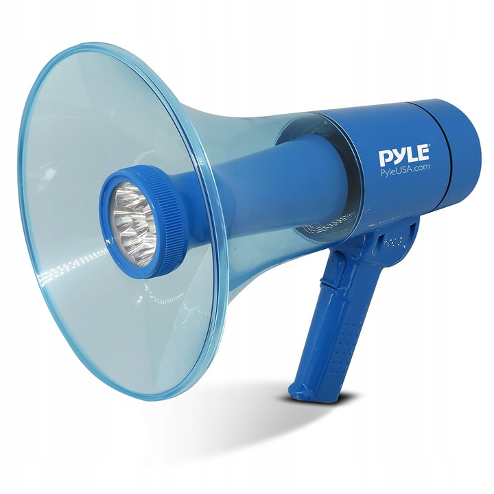 Pyle 40W-os hordozható megafon, kék