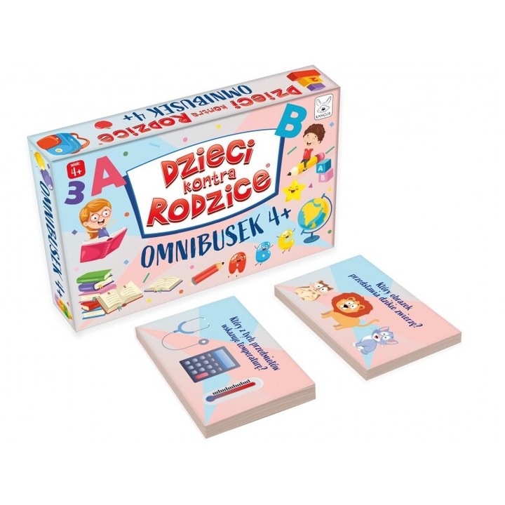 Joc de societate Dzieci, Kangur, 100 enigme colorate, 4+