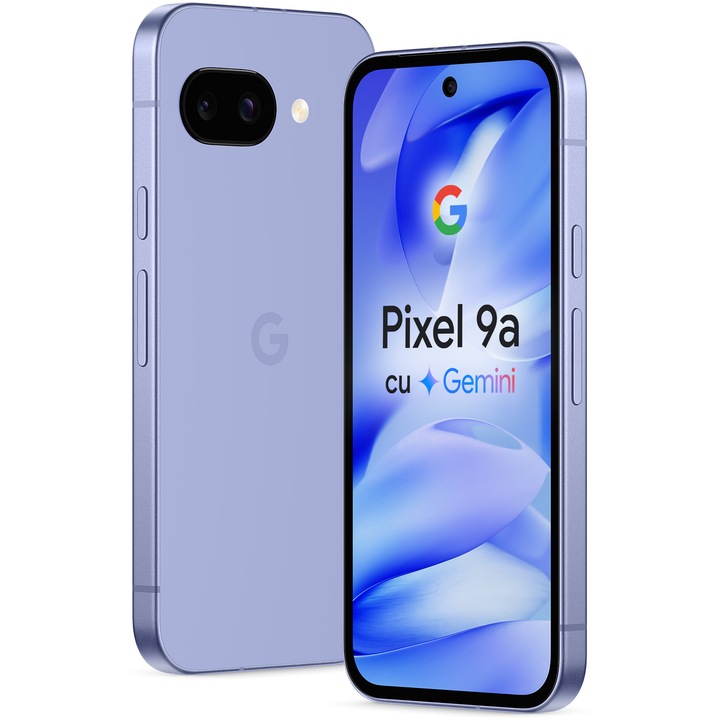 Telefon mobil Google Pixel 9a, 128GB, 8GB RAM, 5G, Iris