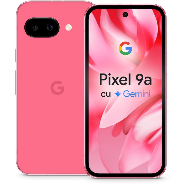 Мобилен телефон Google Pixel 9a, 128GB, 8GB RAM, 5G, Peony