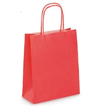 Punga cadou hartie , rosu , set 10 bucati Punga cadou hartie , rosu , set 10 bucati
