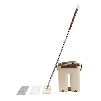 Set curatenie Kring Magic Clean, galeata cu storcator si rezerva mop Set curatenie Kring Magic Clean, galeata cu storcator si rezerva mop