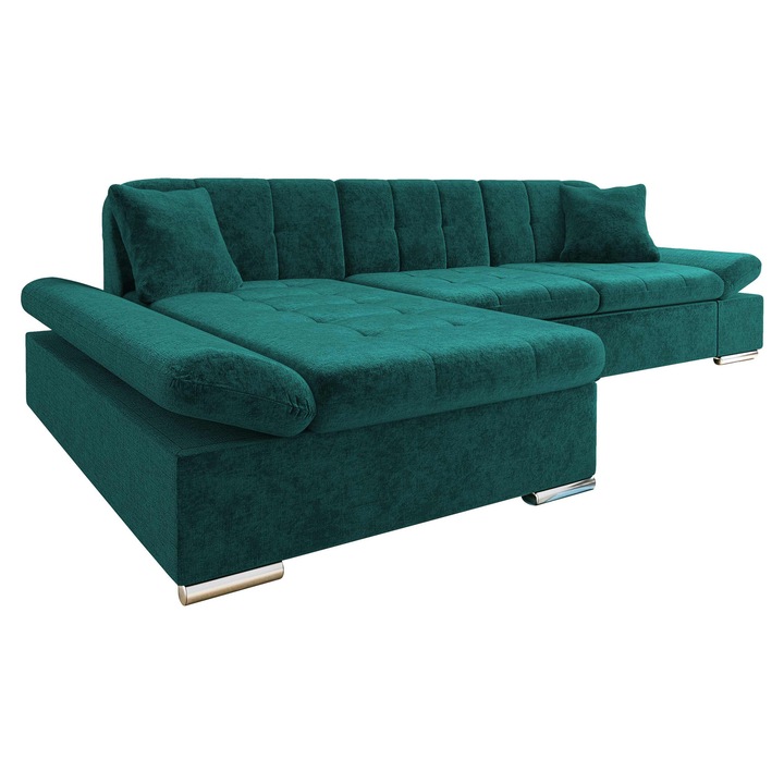 Coltar rabatabil Laviva Stanga, MIRJAN24, bleumarin, 161x278x76 cm