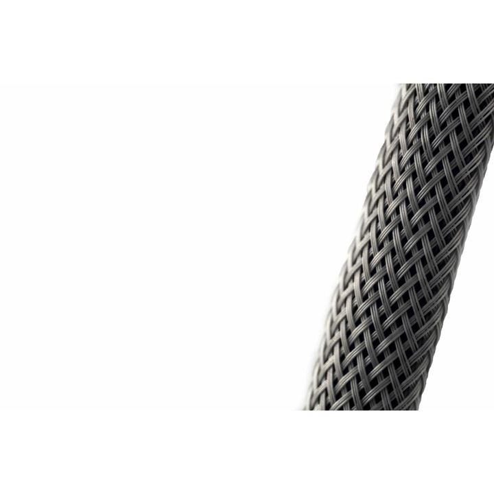 Impletitura din poliester extensibil, 10 mm, gri