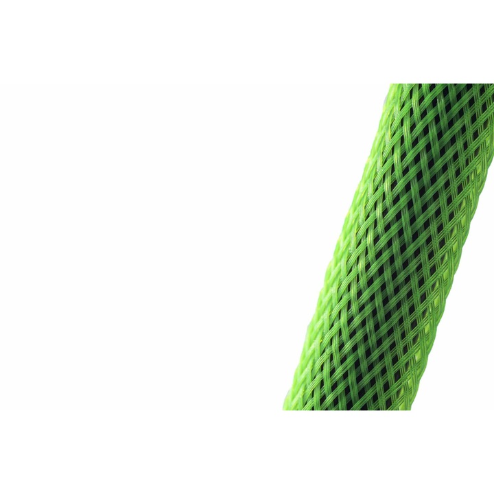 Impletitura din poliester extensibil, 10 mm, verde
