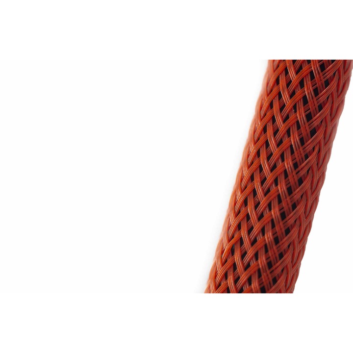 Impletitura din poliester extensibil, 10 mm, portocaliu
