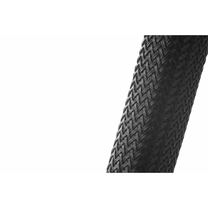 Impletitura din poliester extensibil, 12 mm, negru