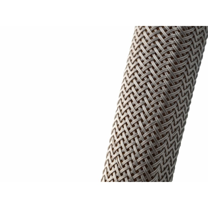 Impletitura din poliester extensibil, 16 mm, gri