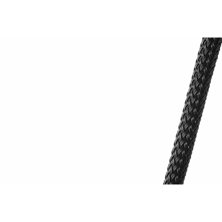 Impletitura din poliester extensibil, 4 mm, negru